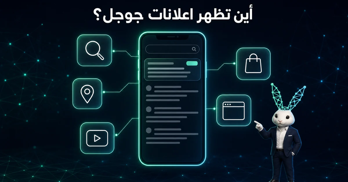 أين تظهر اعلانات جوجل: البحث والخرائط ويوتيوب والتسوّق والشبكة الإعلانية