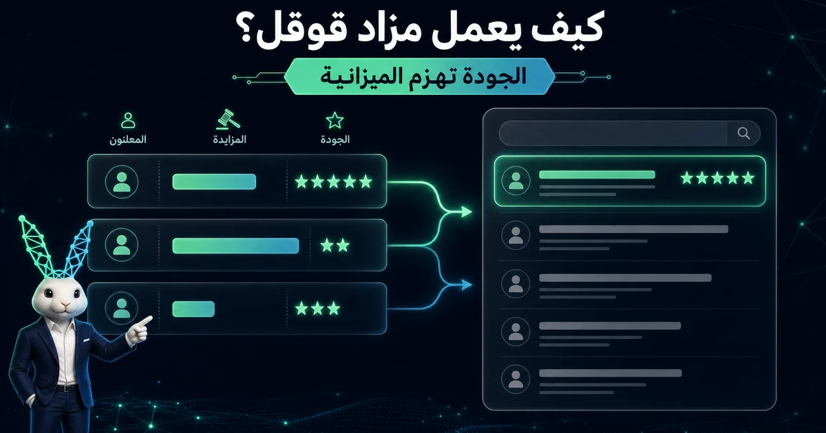 كيف يعمل مزاد اعلانات جوجل: الجودة العالية تتقدم على المزايدة الأعلى