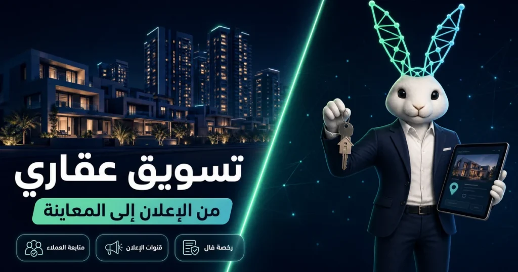 تسويق عقاري: رخصة فال وقنوات الإعلان ومتابعة العملاء