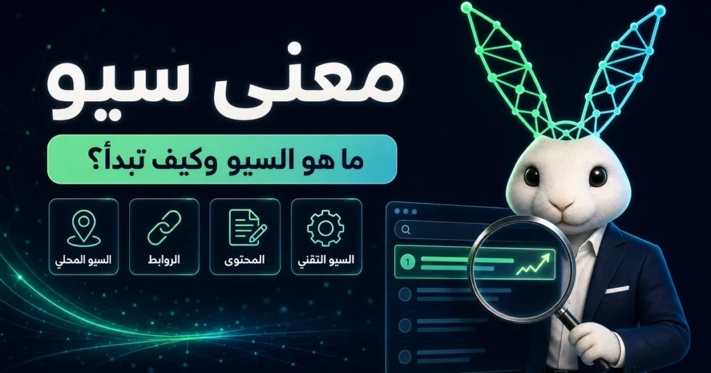معنى سيو: ما هو السيو وكيف تبدأ؟ السيو التقني والمحتوى والروابط والسيو المحلي